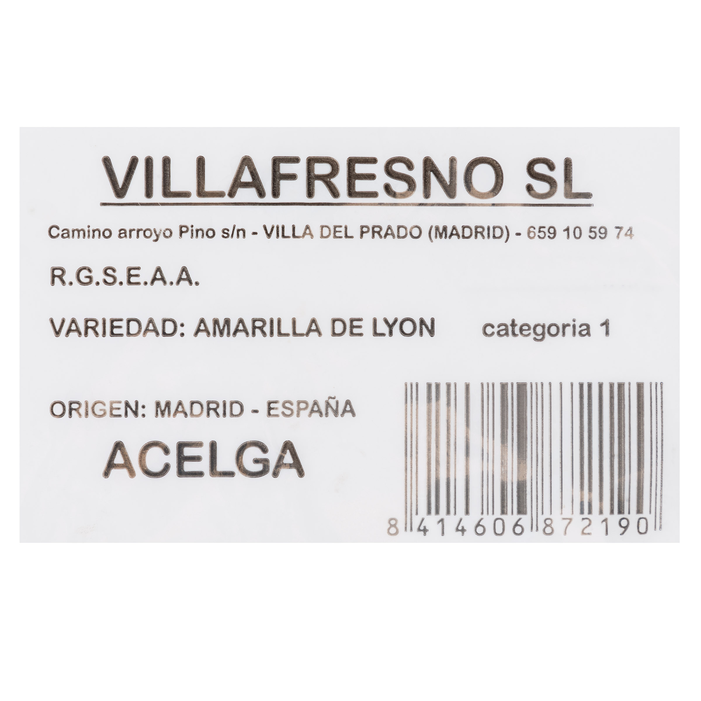 Acelga manojo 750g