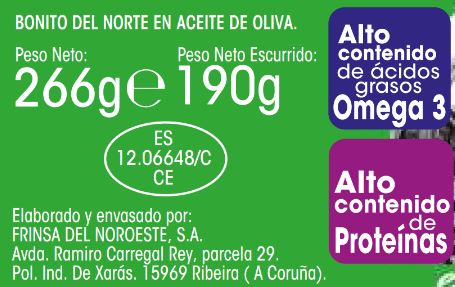 Bonito Alipende 190g en aceite oliva