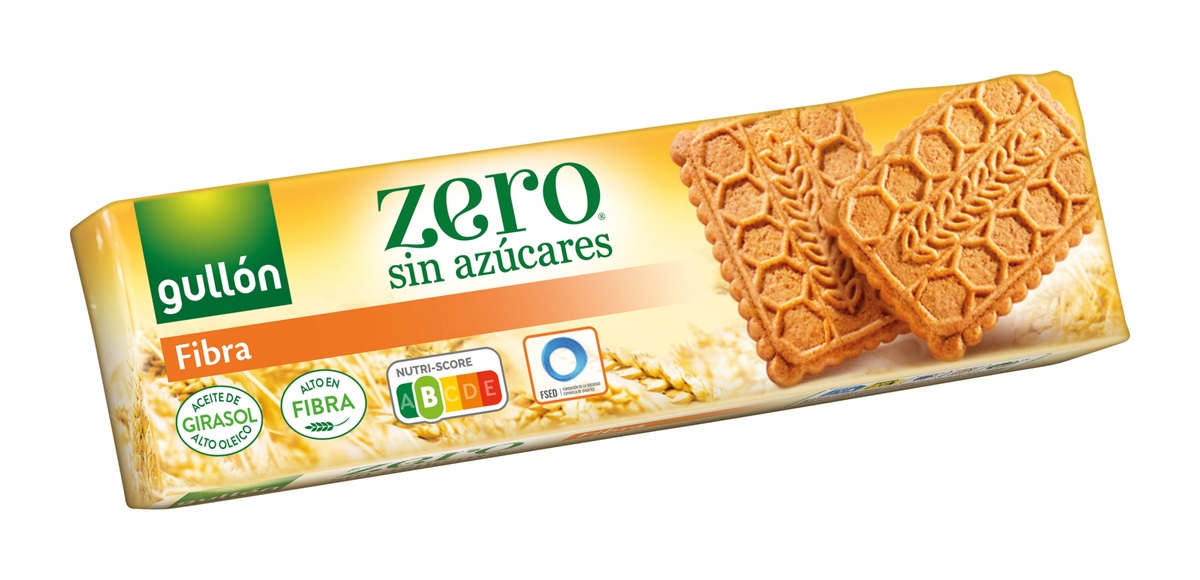 Galleta sin azúcar añadido zero Gullón 170g fibra