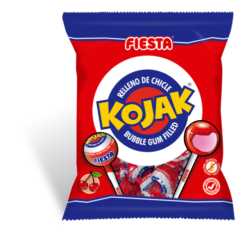 Caramelo con palo fiesta Kojak 7u