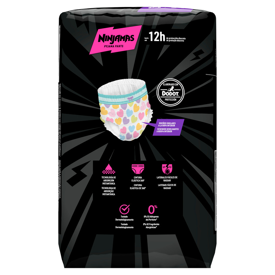 Pañal Ninjamas 10uds 4-7años Pyjama Pants