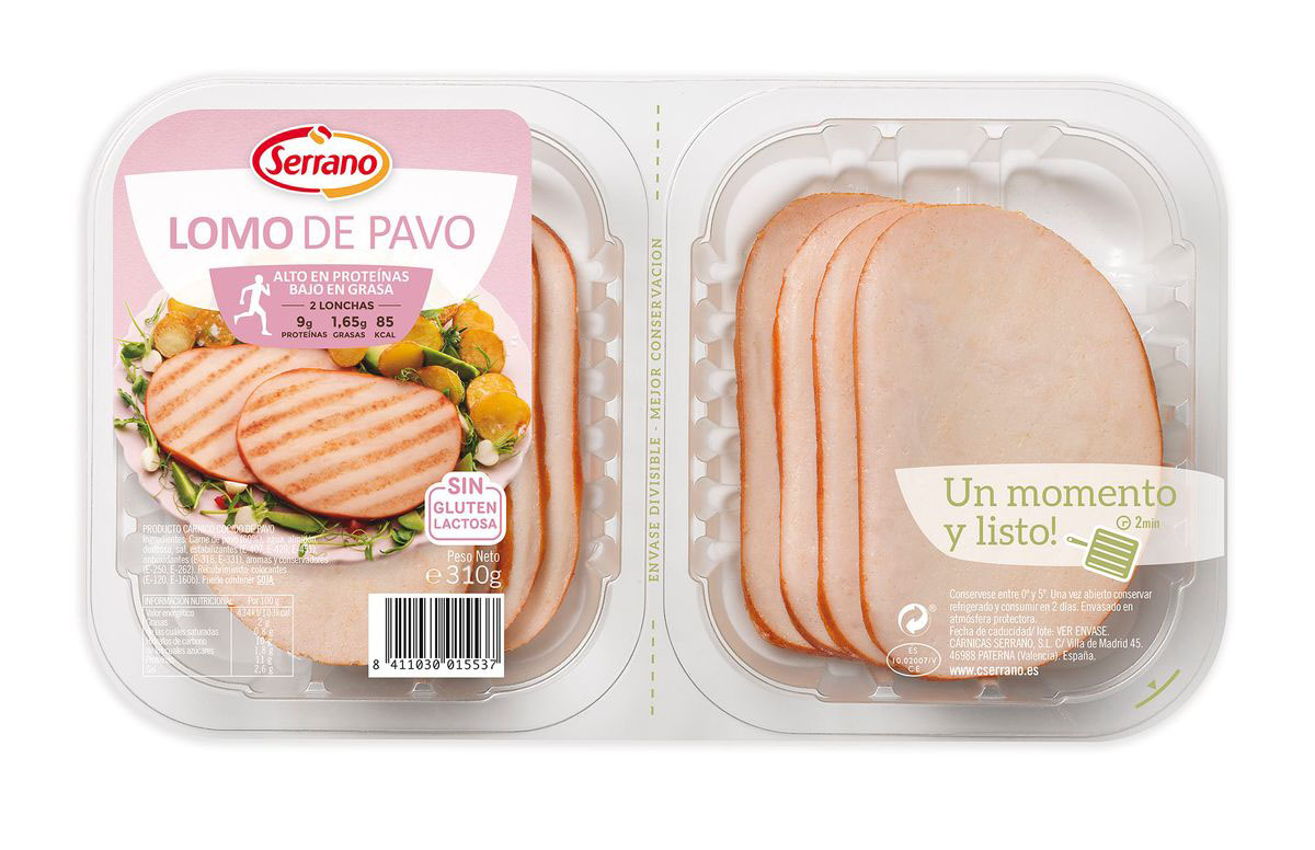Lomo de pavo Serrano 310g