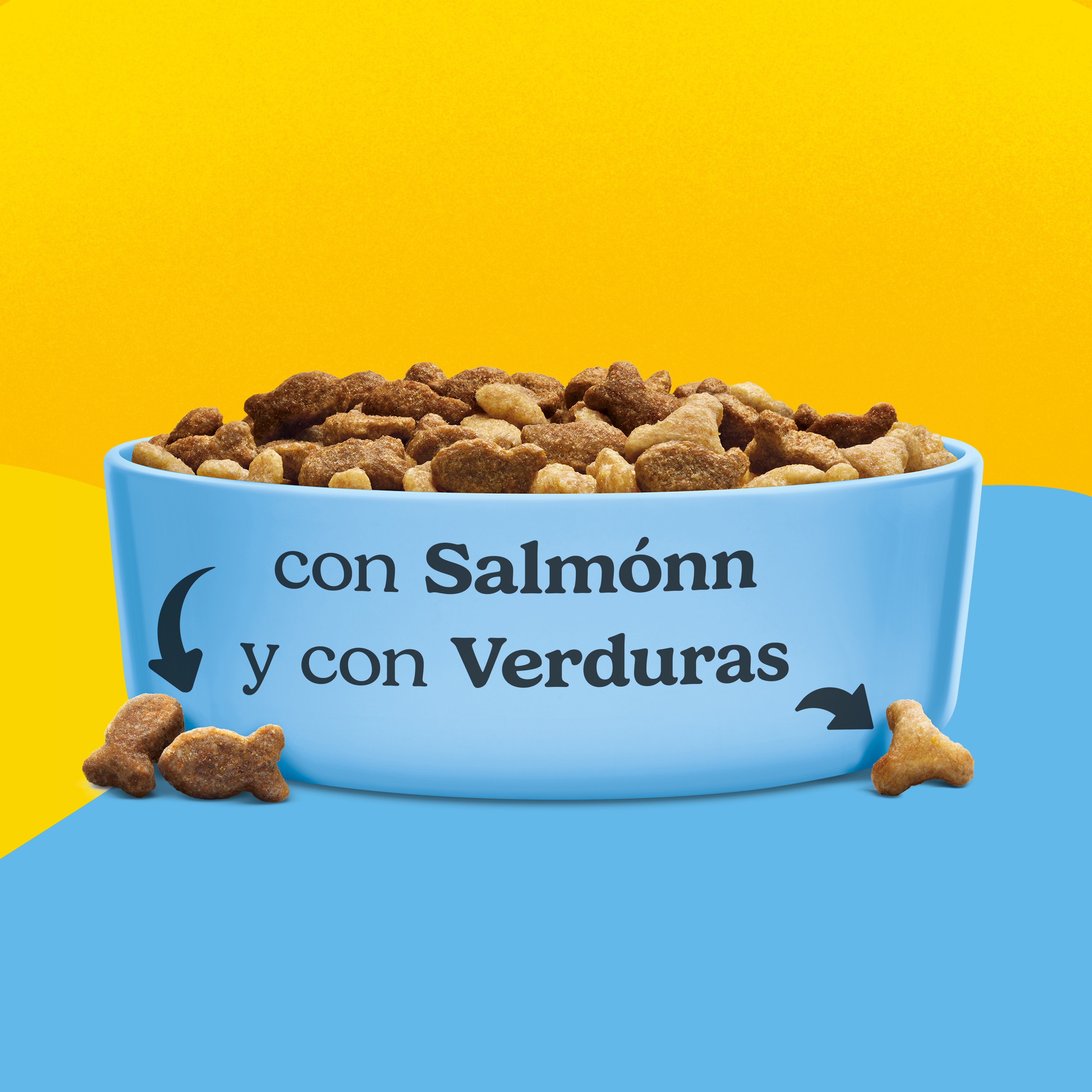 Alimento seco para gato adutlto Friskies 4kg Salmón y verduras