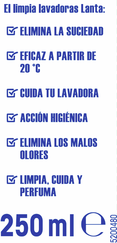Limpia lavadoras Lanta 250ml