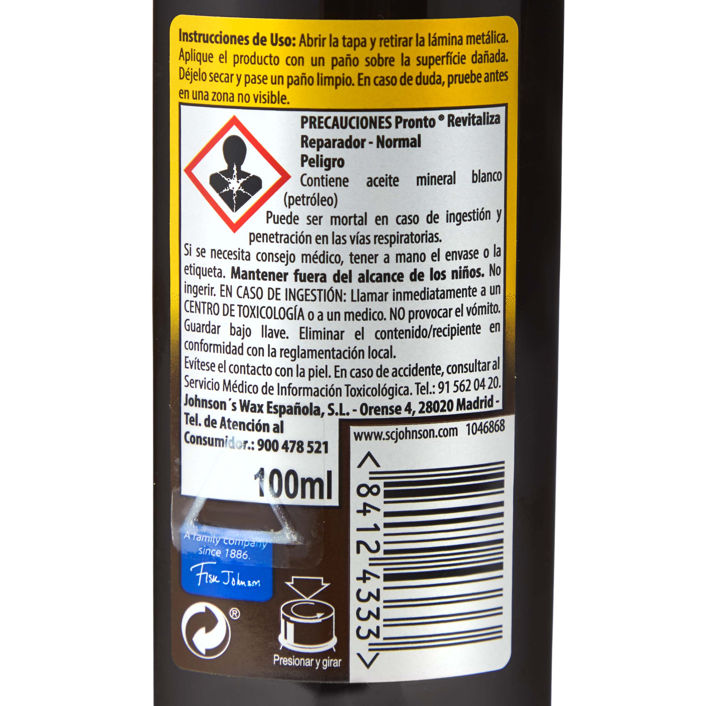 Reparador Pronto 100ml normal
