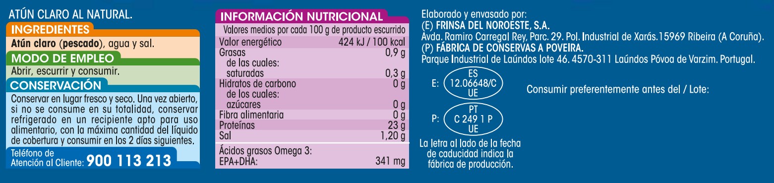 Atún claro Alipende pack 6 al natural